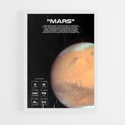 mars-1 cadre Blanc