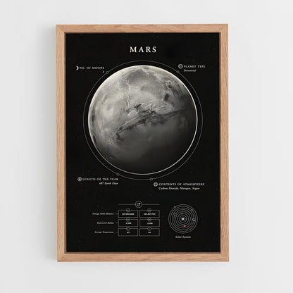 mars-10 cadre Bois clair