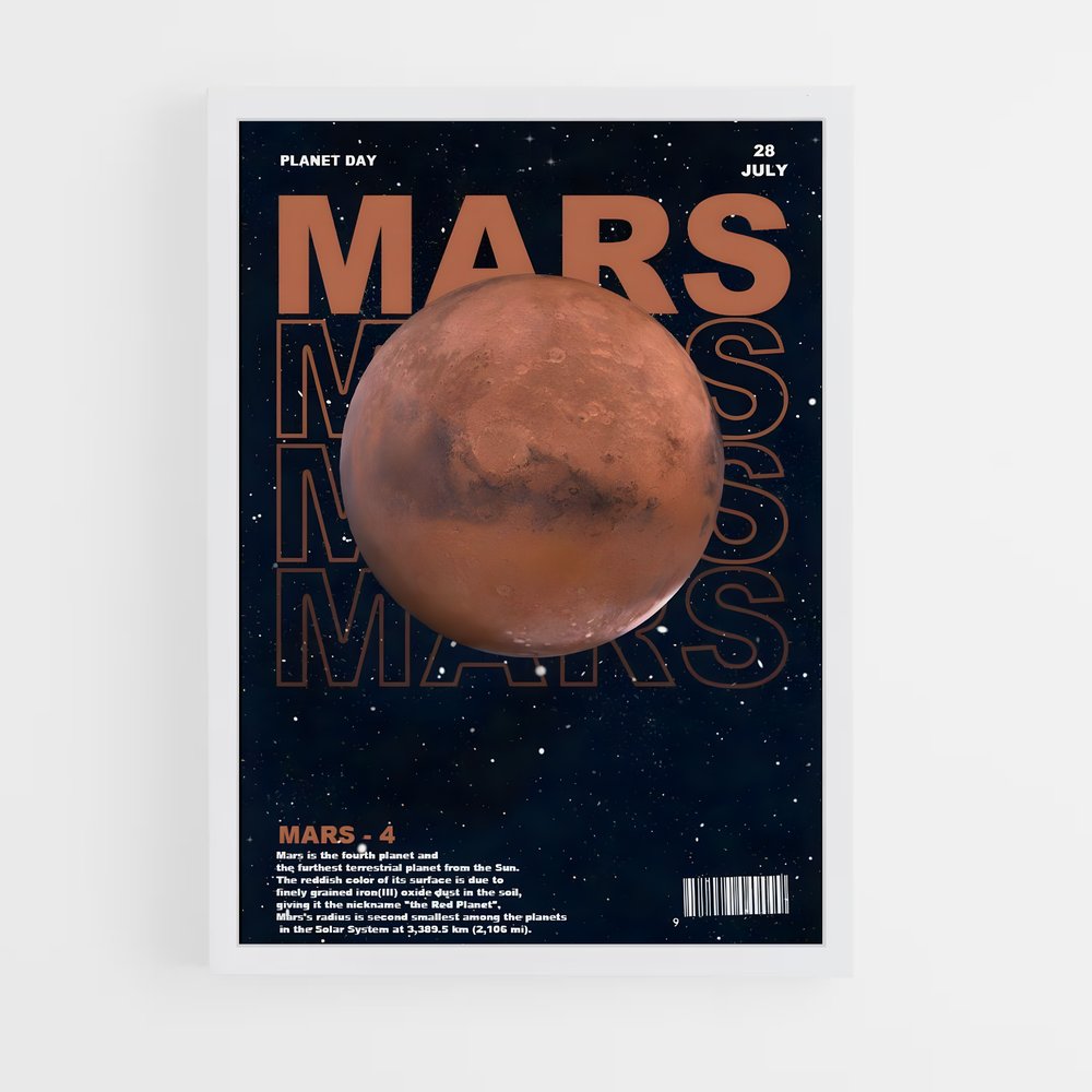 mars-3 cadre Blanc