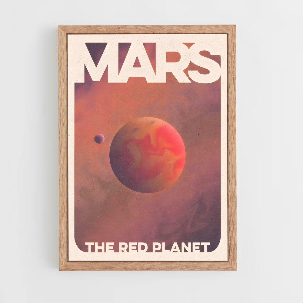 mars-6 cadre Bois clair