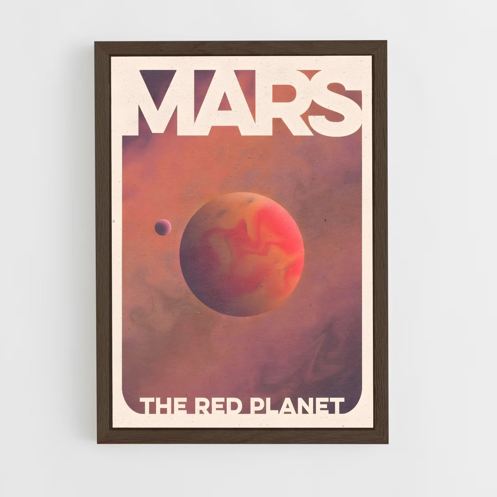 mars-6 cadre Bois foncé