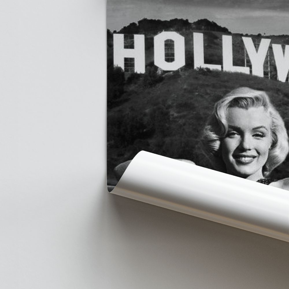 Affiche Marylin Monroe Hollywood