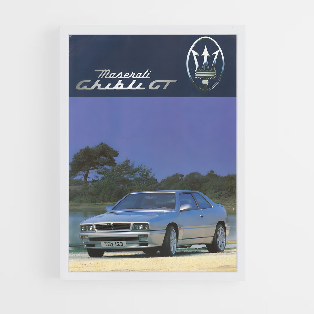 maserati-6 cadre Blanc