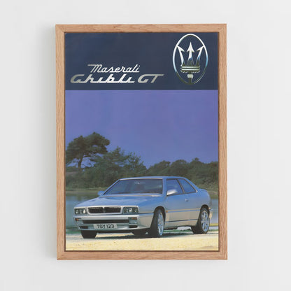 maserati-6 cadre Bois clair