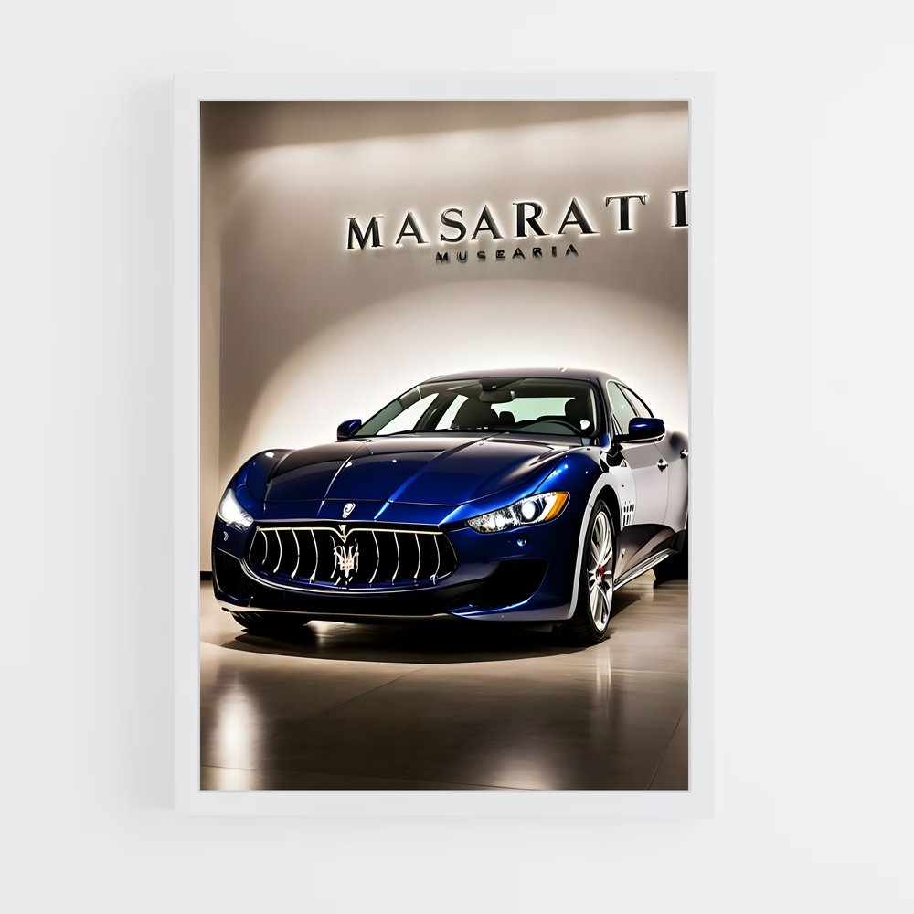 maserati-9 cadre Blanc