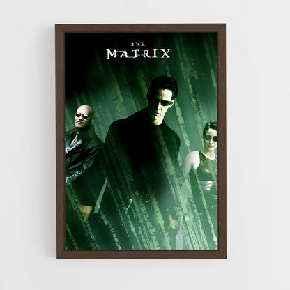 matrix-1 cadre Bois foncé