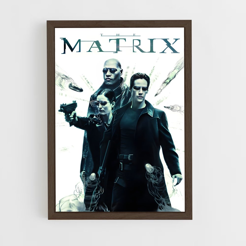 matrix-10 cadre Bois foncé