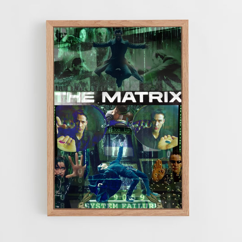 matrix-7 cadre Bois clair