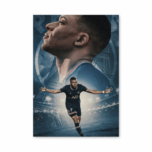 Affiche Mbappé PSG