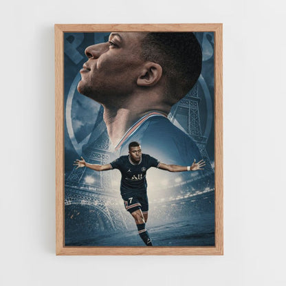 Affiche Mbappé PSG