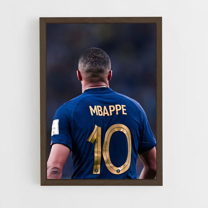 mbappe-3 cadre Bois foncé