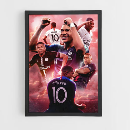mbappe-4 cadre Noir