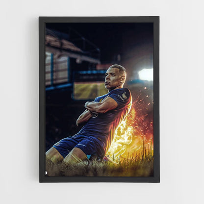 Affiche Mbappé Fire