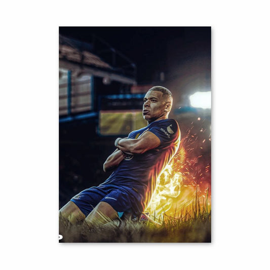 Affiche Mbappé Fire