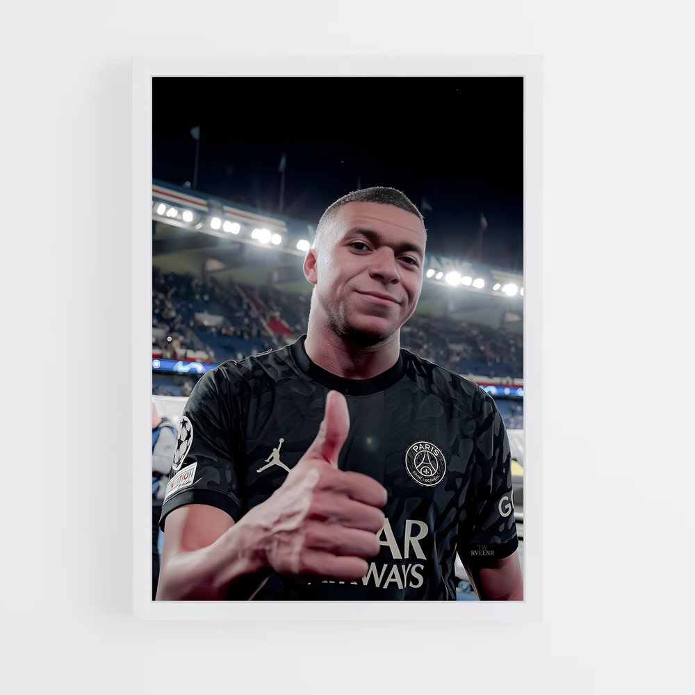 mbappe-6 cadre Blanc