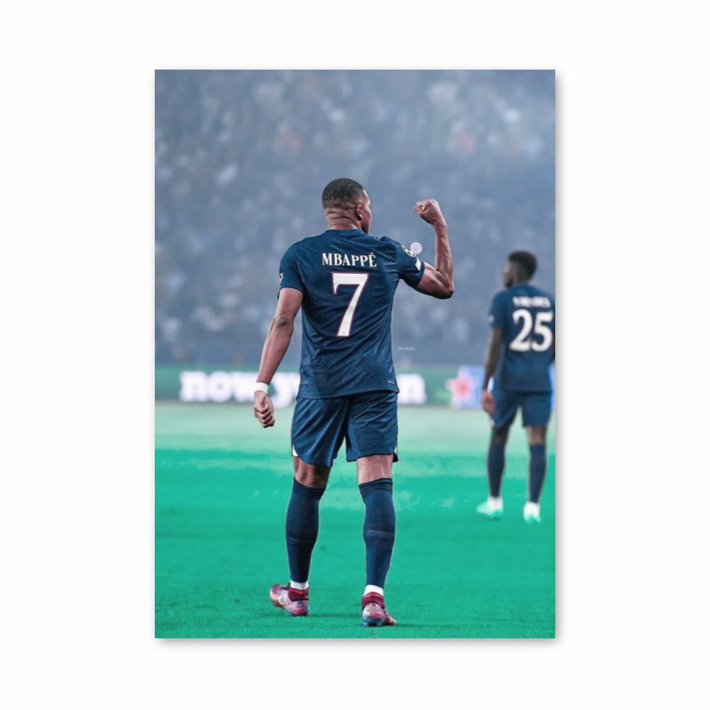 Poster Mbappe-doelpunt