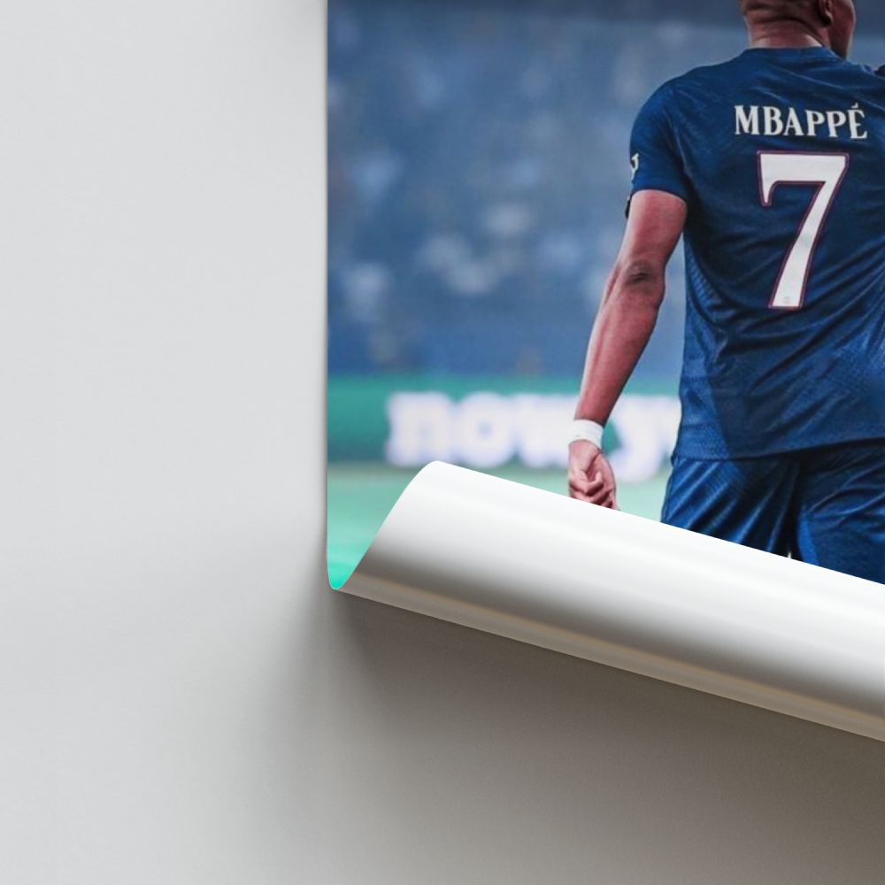 Poster Mbappe-doelpunt