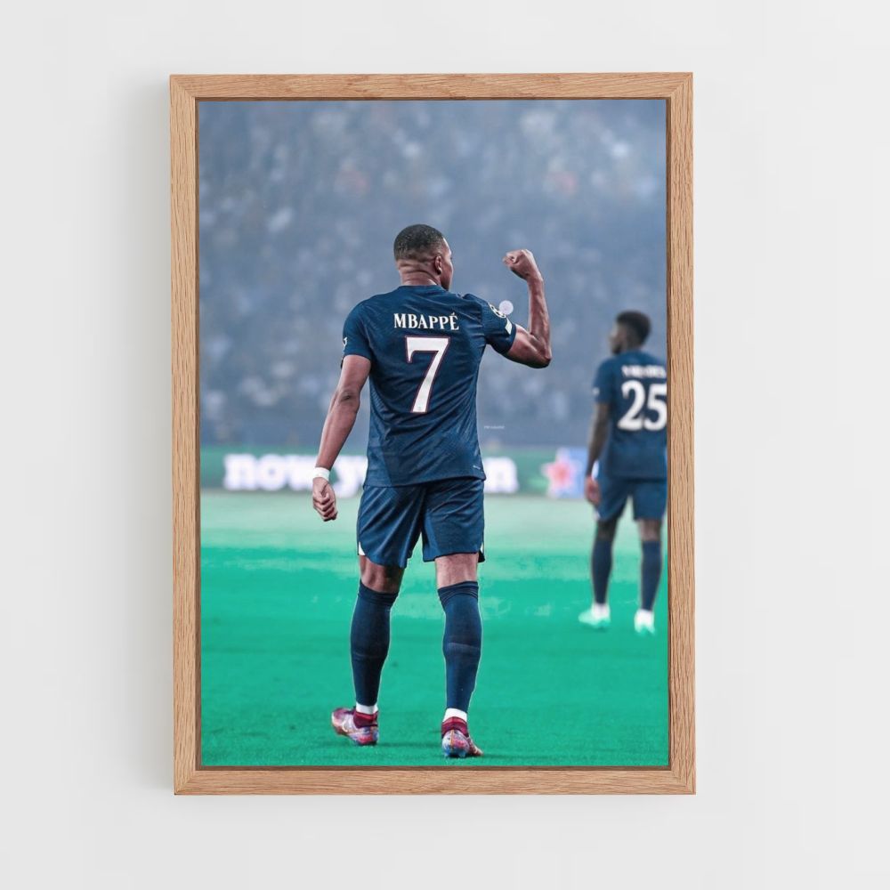 Poster Mbappe-doelpunt