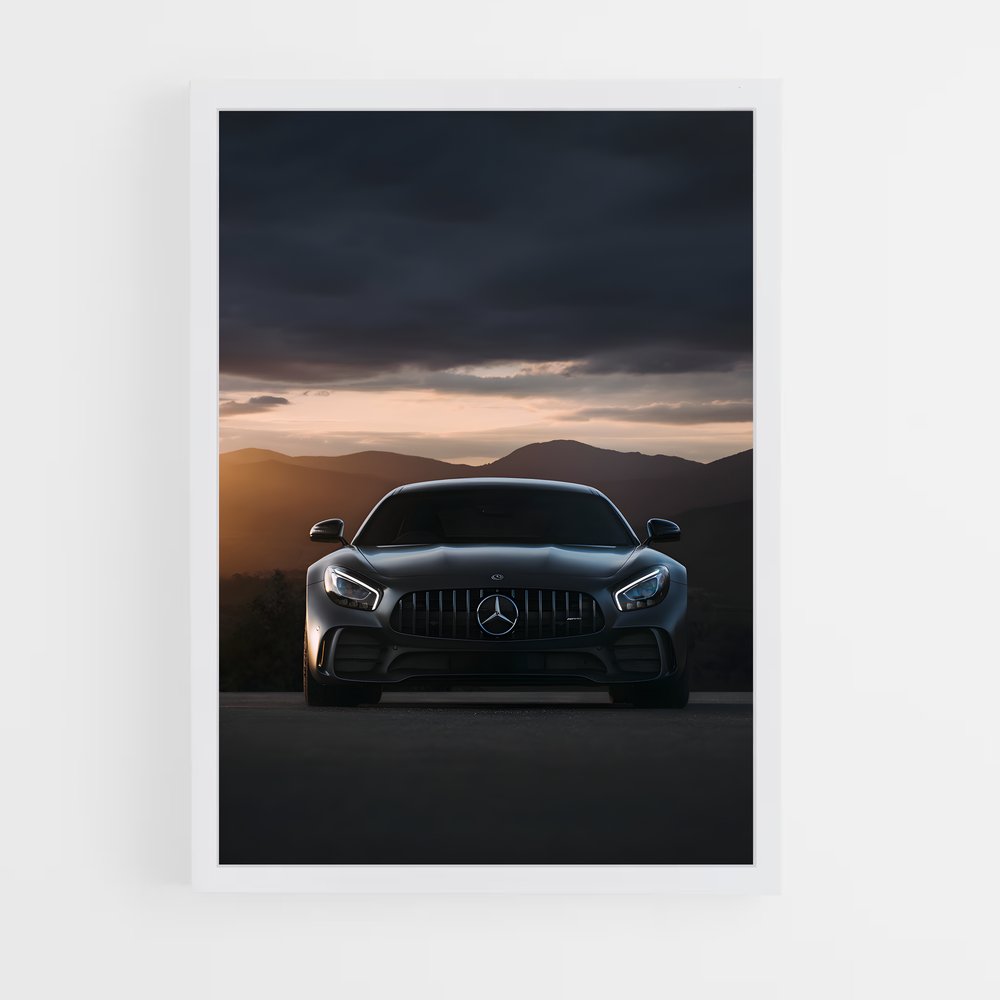 mercedes-4 cadre Blanc