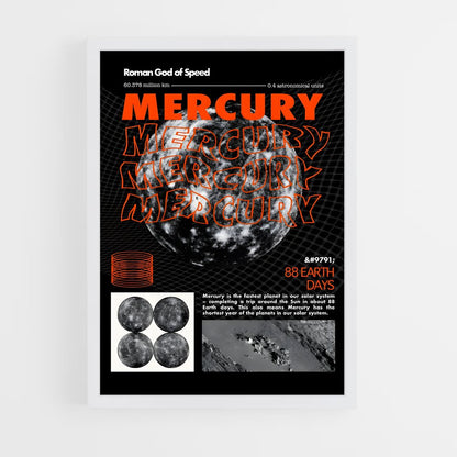 mercury-6 cadre Blanc