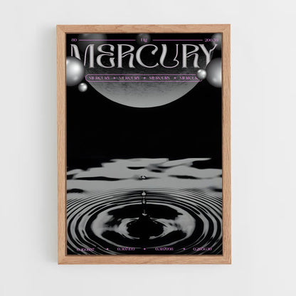 mercury-8 cadre Bois clair