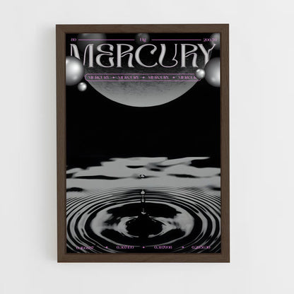 mercury-8 cadre Bois foncé