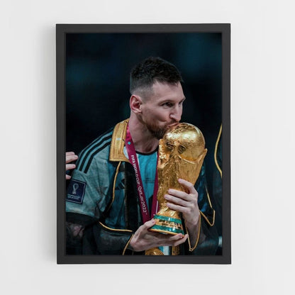 Poster Lionel Messi Gouden Bal