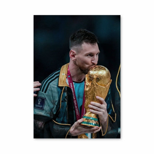 Poster Lionel Messi Gouden Bal