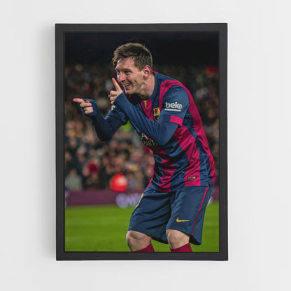 Affiche Messi Barca