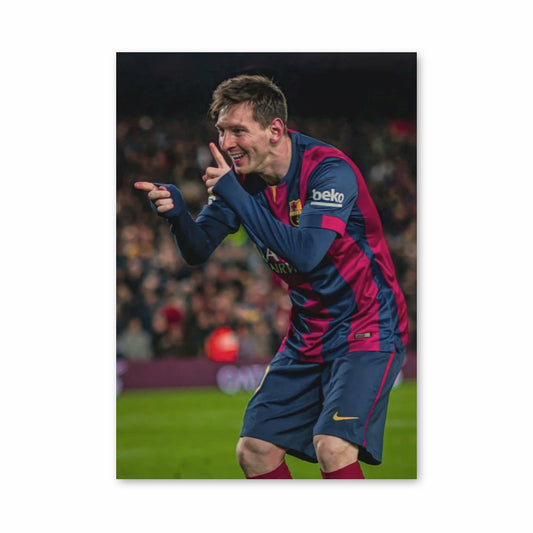 Affiche Messi Barca