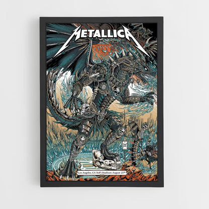 Poster Metallica Draak