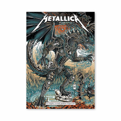 Poster Metallica Draak