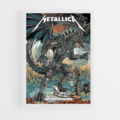 Poster Metallica Draak