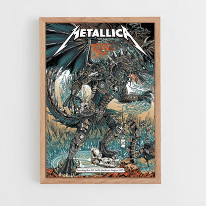 Poster Metallica Draak