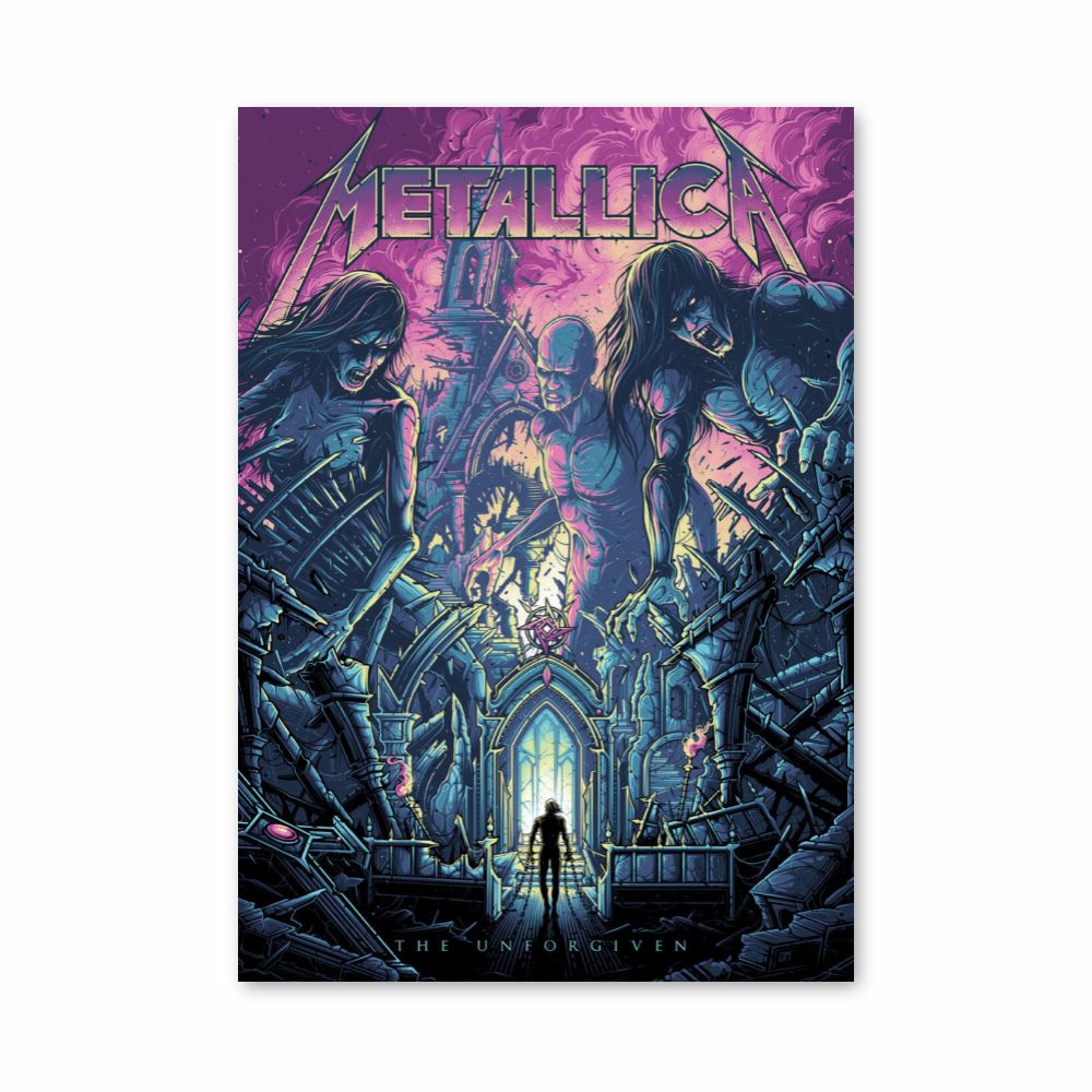 Poster Metallica De onvergevingsgezinde