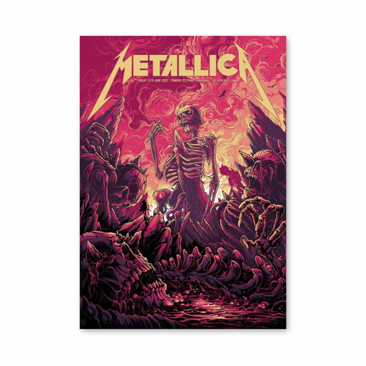 Metallica skeletposter