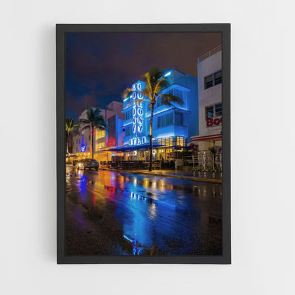 Poster Neon Miami