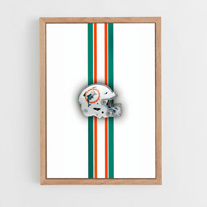 miami-dolphins-5 cadre Bois clair