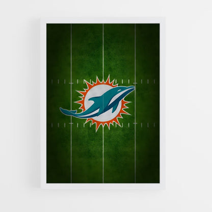 miami-dolphins-6 cadre Blanc