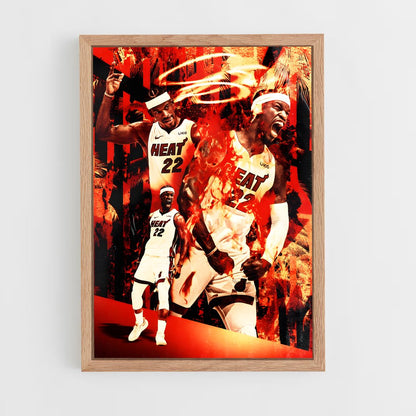 miami-heat-1 cadre Bois clair