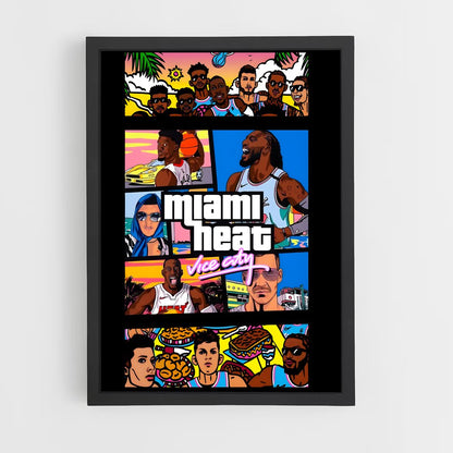 miami-heat-12 cadre Noir