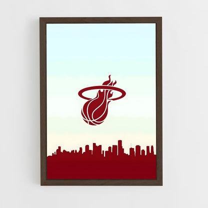 miami-heat-14 cadre Bois foncé