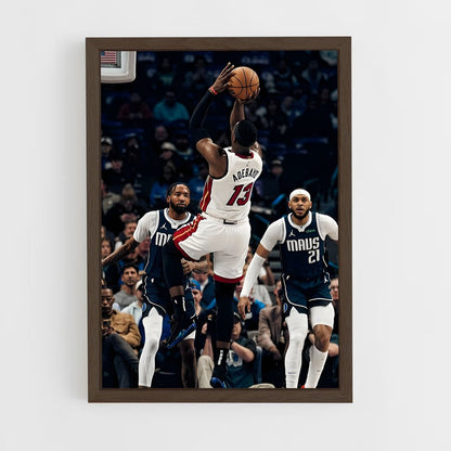 miami-heat-18 cadre Bois foncé