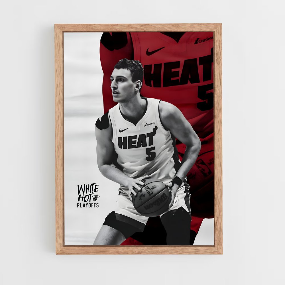 miami-heat-21 cadre Bois clair