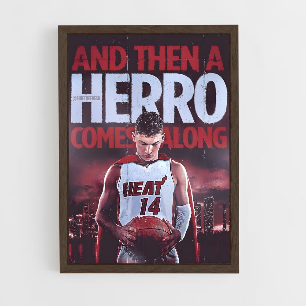 miami-heat-5 cadre Bois foncé