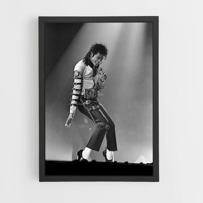 Affiche Michael Jackson zwart en wit