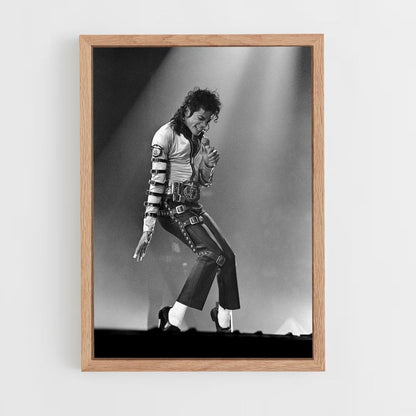 Affiche Michael Jackson zwart en wit