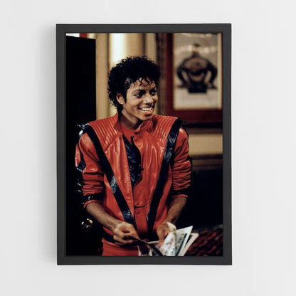 Affiche Michael Jackson Rood