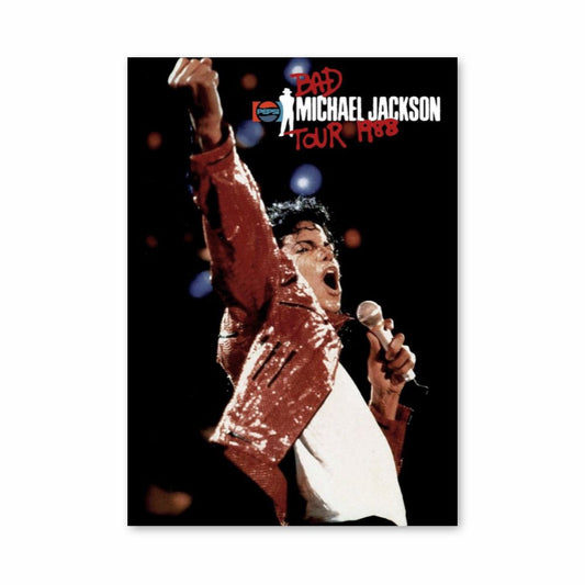 AfficheMichael Jackson 1988