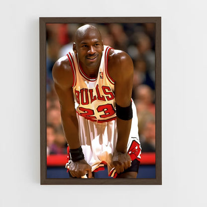 michael-jordan-2 cadre Bois foncé